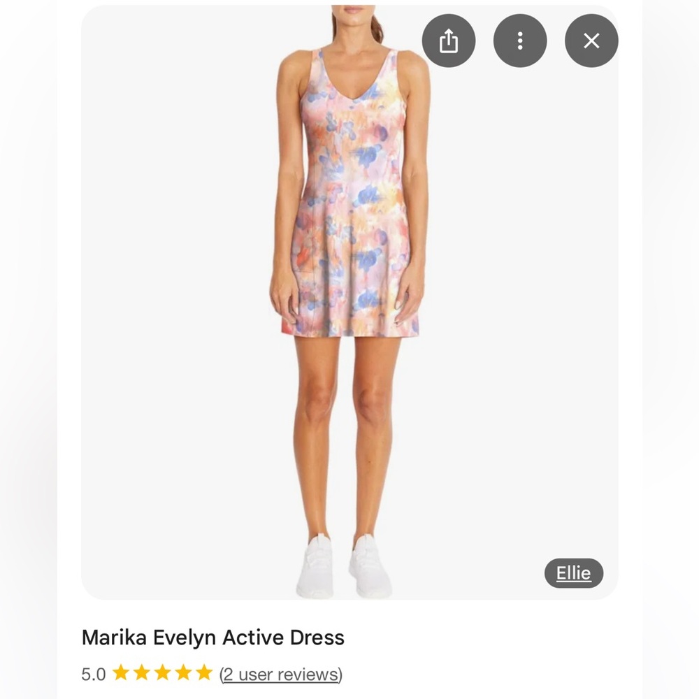 Marika Watercolor Athletic Dress